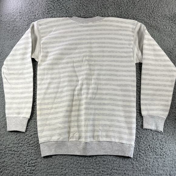 VINTAGE DUKE BLUE DEVILS SWEATSHIRT USA MADE ADULT XL STRIPED PULLOVER 80s 90s - Picture 8 of 10